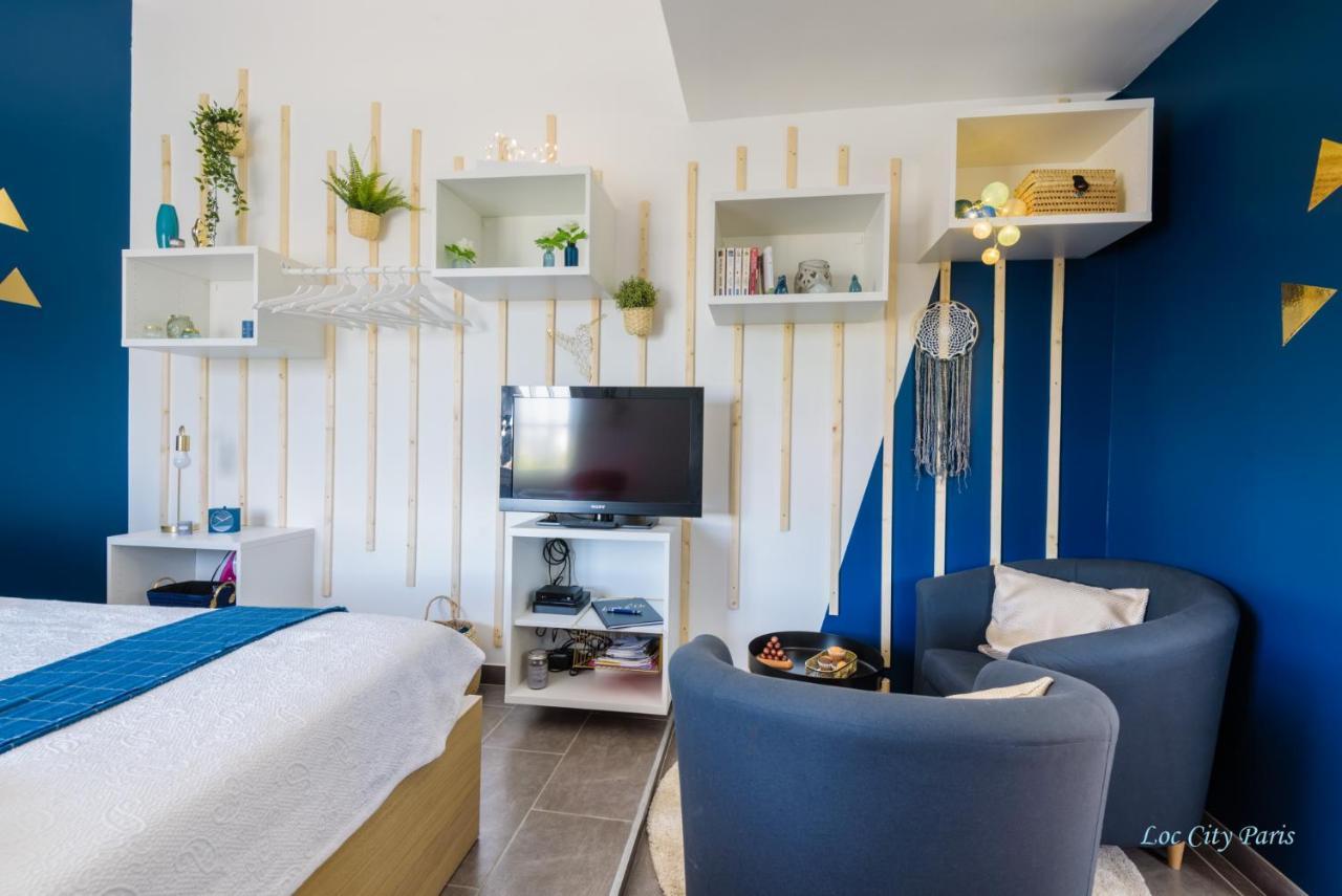 Studio Bleu - Parc Asterix - Mer De Sable - Villepinte - Aeroport Cdg Vemars Екстериор снимка